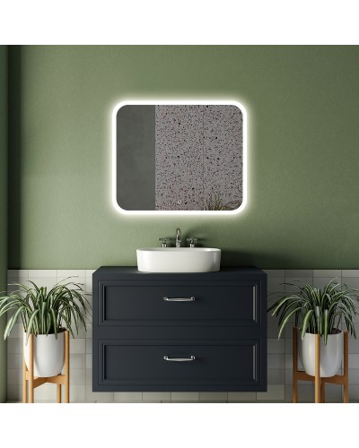 Зеркало Abber See 80 AG6109S-0.8 с подсветкой с сенсорным выключателем и диммером