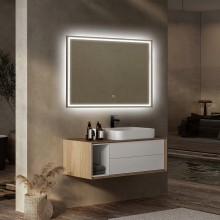 Зеркало Abber See 100 AG6115S-1.0 с подсветкой с сенсорным выключателем и диммером