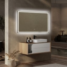 Зеркало Abber See 120 AG6115SL-1.2 с подсветкой с сенсорным выключателем и диммером