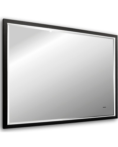 Зеркало Abber See 80 AG6110SCL-0.8 с подсветкой Черное с бесконтактным выключателем и диммером