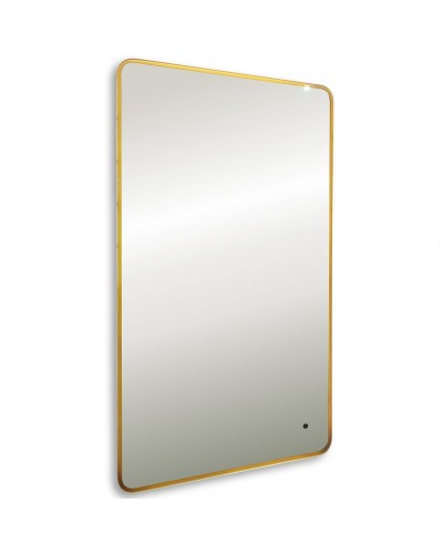 Зеркало Abber See 60 AG6112SCG с подсветкой Золото с бесконтактным выключателем и диммером