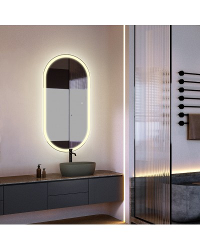 Зеркало Abber See 60 AG6113SMult с подсветкой с сенсорным выключателем и диммером