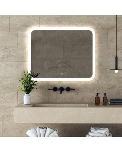 Зеркало Abber See 100 AG6109SL-1.0 с подсветкой с сенсорным выключателем и диммером