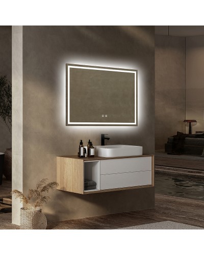 Зеркало Abber See 80 AG6104SP с подсветкой с сенсорным выключателем и диммером