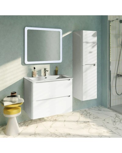 Зеркало 80х70 см белый матовый IDDIS Edifice EDI8000i98