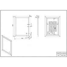 Зеркало 60х80 см Esbano ES-3428 HRD