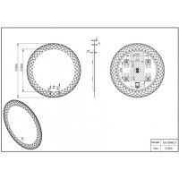 Зеркало 80х80 см Esbano ES-3596 LD