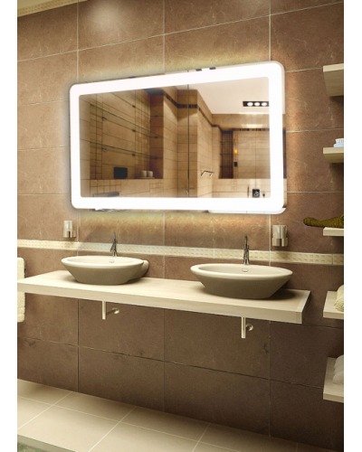 СТАЙЛ V2 Зеркало 1200*800 с датчиком движения