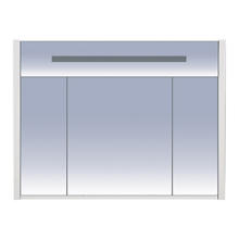 Джулия -105 Шкаф голубой зеркальный