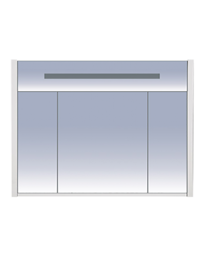 Джулия -105 Шкаф голубой зеркальный