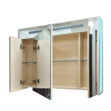 Джулия -105 Шкаф голубой зеркальный