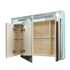 Джулия -105 Шкаф голубой зеркальный