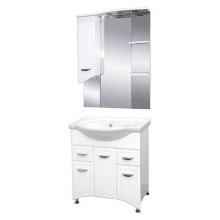 Дрея - 75 Зеркало - шкаф лев. (свет)