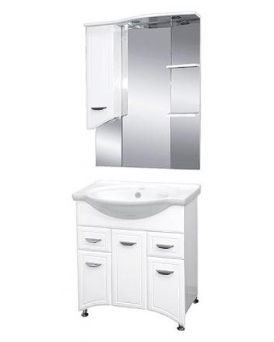 Дрея - 75 Зеркало - шкаф лев. (свет)