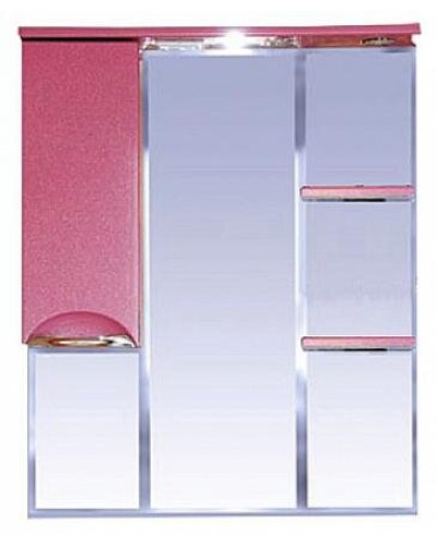 Жасмин - 85 Зеркало - шкаф лев. (свет) розовая плёнка