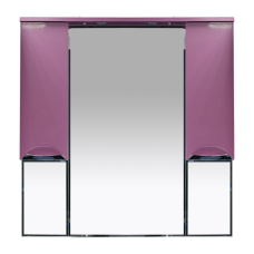 Жасмин -105 Зеркало - шкаф  (свет) розовая плёнка