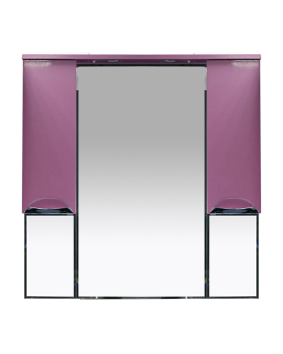 Жасмин -105 Зеркало - шкаф  (свет) розовая плёнка