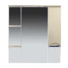 Кристи - 90 Зеркало - шкаф прав. (свет) БЕЖ.