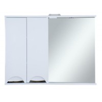 Куба- 105 Зеркало-шкаф(свет) лев.