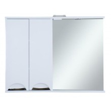 Куба- 105 Зеркало-шкаф(свет) лев.