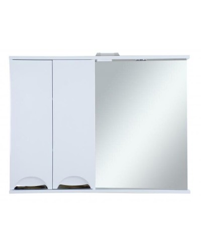 Куба- 105 Зеркало-шкаф(свет) лев.