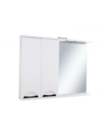 Куба- 105 Зеркало-шкаф(свет) лев.