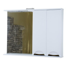 Куба- 105 Зеркало-шкаф(свет) прав.