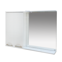 Куба- 120 Зеркало-шкаф(свет) лев.