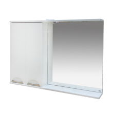 Куба- 120 Зеркало-шкаф(свет) лев.