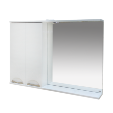 Куба- 120 Зеркало-шкаф(свет) лев.