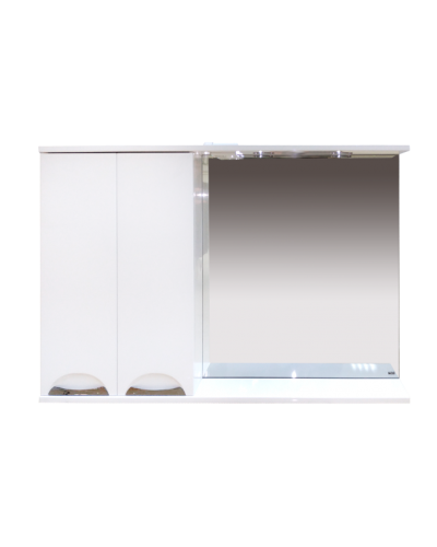 Куба- 120 Зеркало-шкаф(свет) лев.