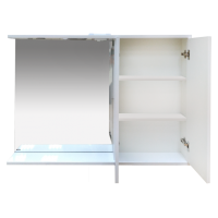 Куба- 120 Зеркало-шкаф(свет) прав.