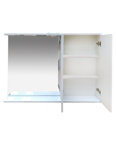 Куба- 120 Зеркало-шкаф(свет) прав.