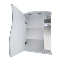 Лиана - 65 Зеркало - шкаф (свет) лев.