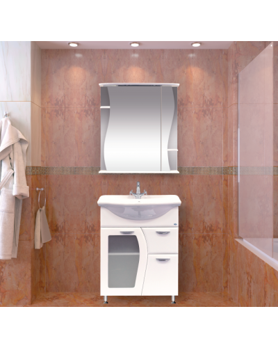 Лиана - 65 Зеркало - шкаф (свет) лев.