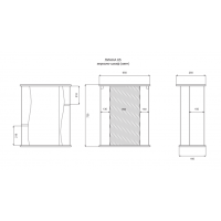 Лиана - 65 Зеркало - шкаф (свет) прав.