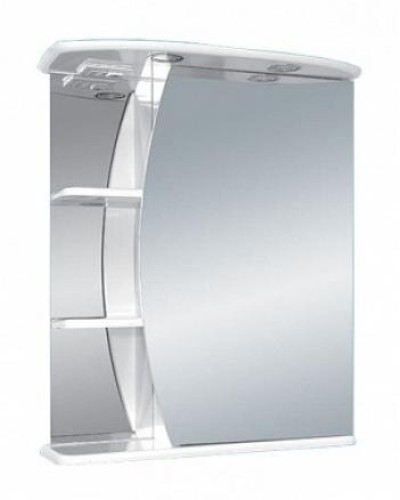 Луна - 55 Зеркало - шкаф прав. (свет)