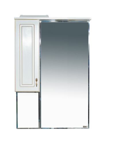 Париж - 65 Зеркало - шкаф левое белая патина