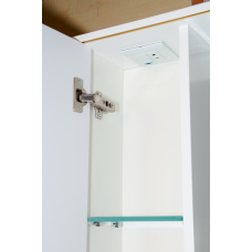 Париж - 65 Зеркало - шкаф левое белая патина