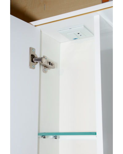 Париж - 65 Зеркало - шкаф левое белая патина