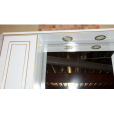 Париж - 65 Зеркало - шкаф левое белая патина