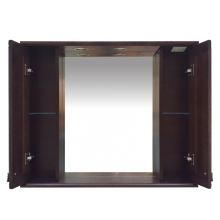 Рим -105 Зеркало с 2-мя шкафчиками, орех