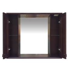 Рим -105 Зеркало с 2-мя шкафчиками, орех