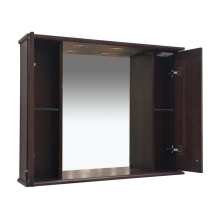 Рим -105 Зеркало с 2-мя шкафчиками, орех