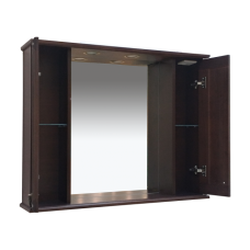 Рим -105 Зеркало с 2-мя шкафчиками, орех