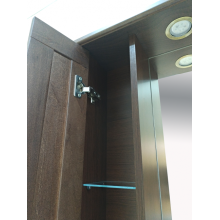 Рим -105 Зеркало с 2-мя шкафчиками, орех