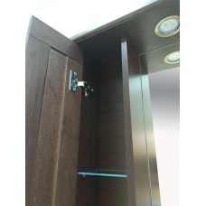 Рим -105 Зеркало с 2-мя шкафчиками, орех