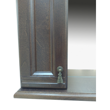 Рим -105 Зеркало с 2-мя шкафчиками, орех