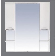 София -100 Зеркало - шкаф (свет) белая эмаль