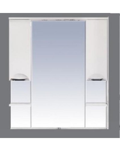 София -100 Зеркало - шкаф (свет) белая эмаль